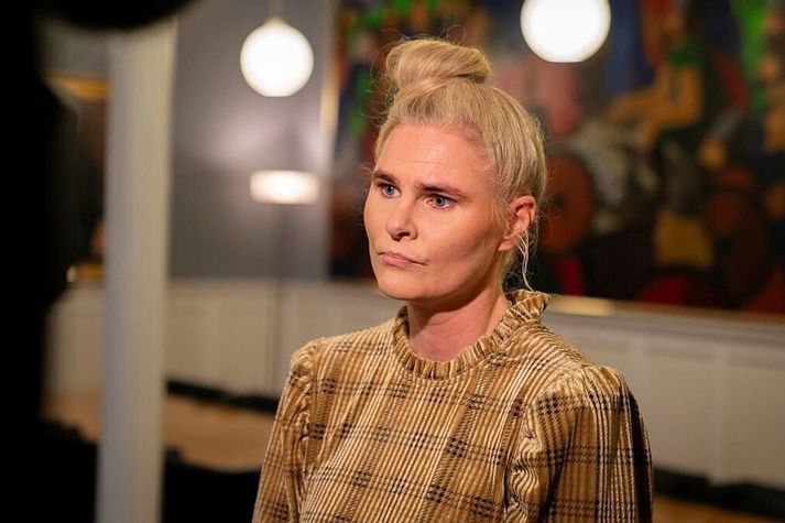 Hildur Sverrisdóttir þingflokksformaður Sjálfstæðisflokksins sleit þingfundi í gærkvöldi. 