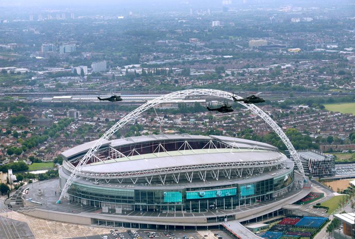 Úrslitaleikur FA-bikarsins fer fram á Wembley.