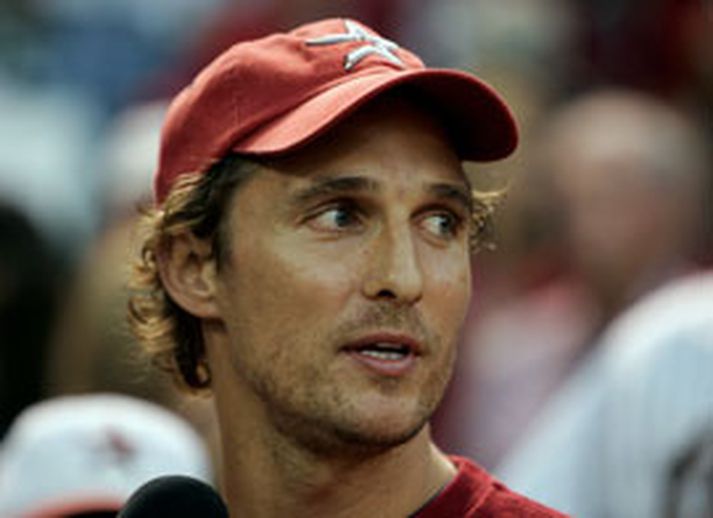 Matthew McConaughey er þekktur hjartaknúsari í Hollywoodbíómyndum.