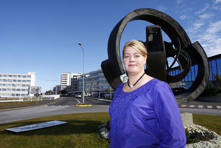 Rannveig Ásgeirsdóttir er búin að lofa að það verði gott veður á laugardaginn þegar Hamraborgarhátíðin verður haldin í fjórða sinn.