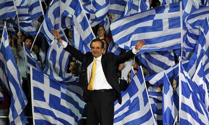 Antonis Samaras, hinn nýi forsætisráðherra Grikklands.