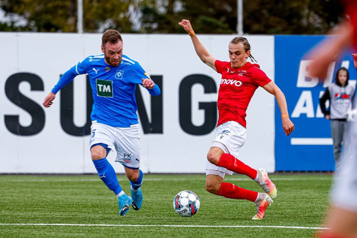 Guðmundur Andri Tryggvason þarf að horfa á næstu tvo leiki Vals úr stúkunni. 