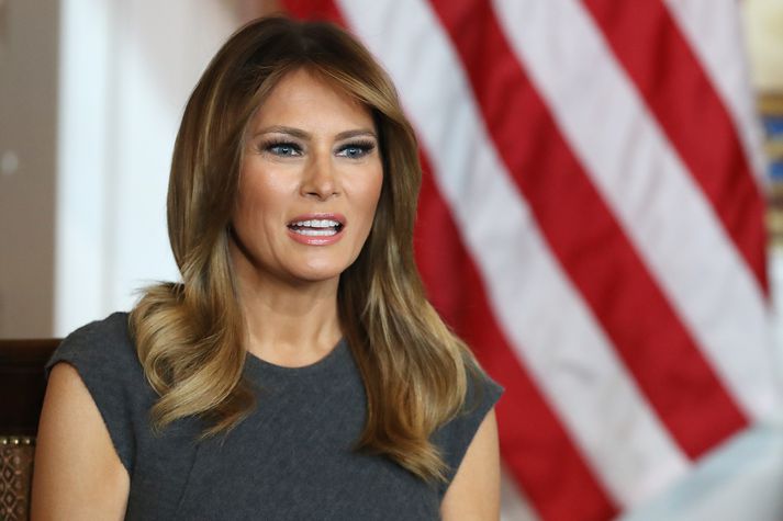 Melania hefur talað fyrir lýðheilsumálum víðsvegar um Bandaríkin.