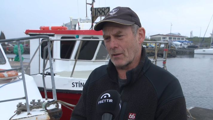 Þröstur Auðunsson, strandveiðimaður og formaður bátafélagsins Ægis í Stykkishólmi. 