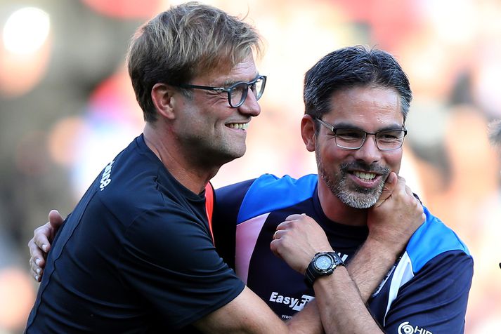 Jürgen Klopp og David Wagner eru miklir vinir.