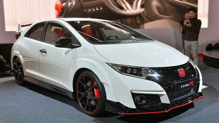 Honda Civic Type R á bílasýningunni í Genf.