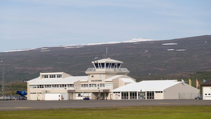 Flugvöllurinn á Egilsstöðum.