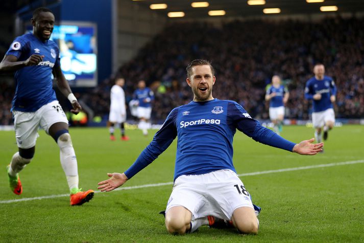 Gylfi Þór Sigurðsson er frá vegna meiðsla eins og er en hann hefur verið í stóru hlutverki hjá Everton í vetur