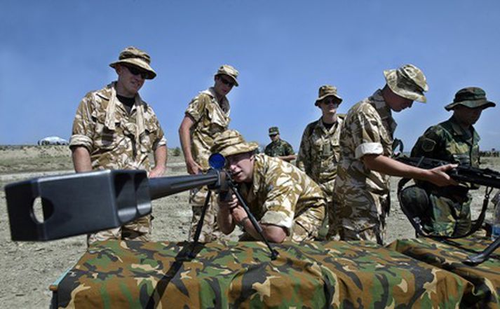 Breskir hermenn í Afganistan.