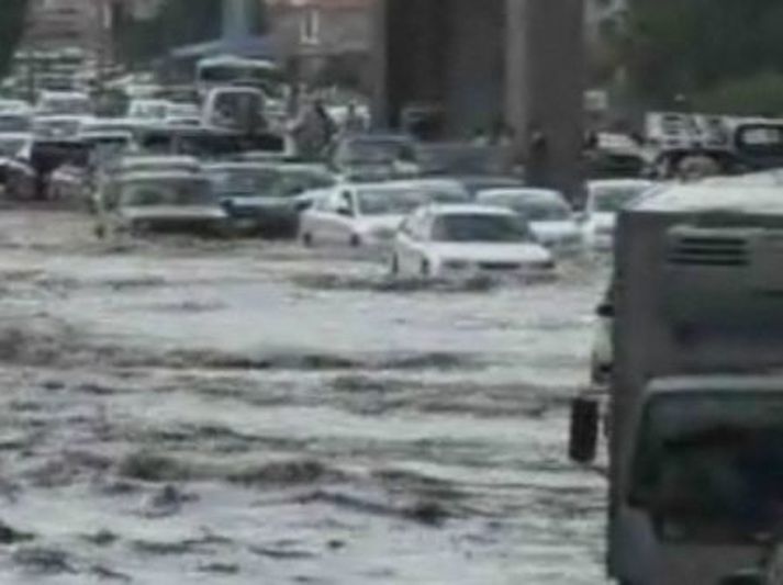 Frá Mekka í Saudi Arabíu. Mynd/AP