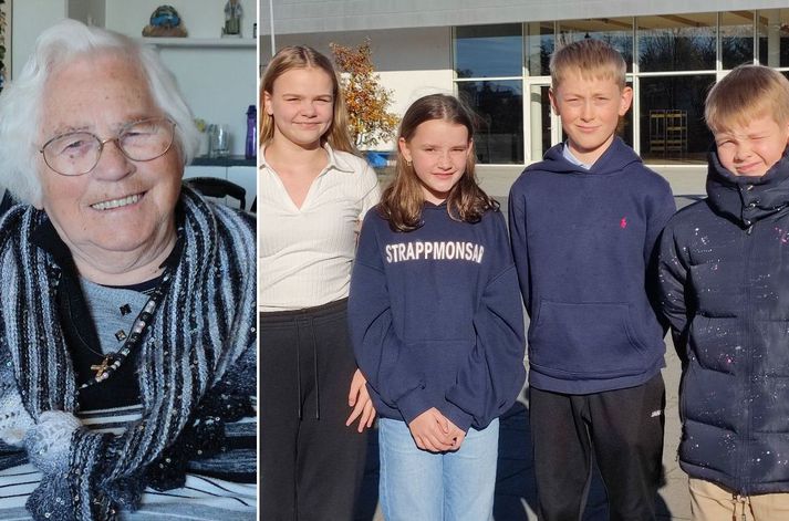 Íslendingar hafa aldrei verið óhamingjusamari. Guðmunda er á tíræðisaldri og segist hamingjusamasta kona landsins.