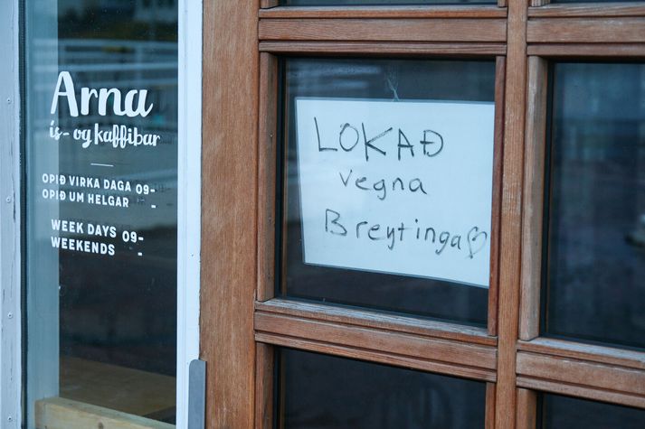 Það virðist eiga að breyta staðnum. 