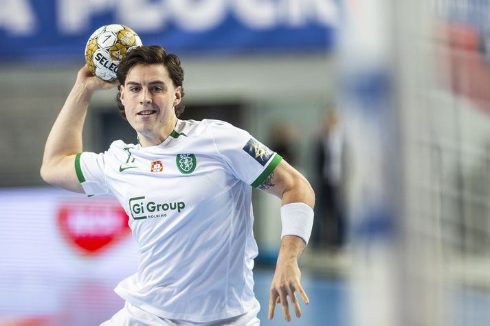 Orri Freyr Þorkelsson komst með Sporting Lissabon í 8-liða úrslit Meistaradeildar Evrópu en ekki lengra.