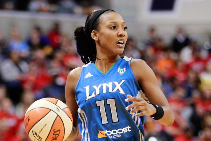 Wiggins í leik í WNBA-deildinni.