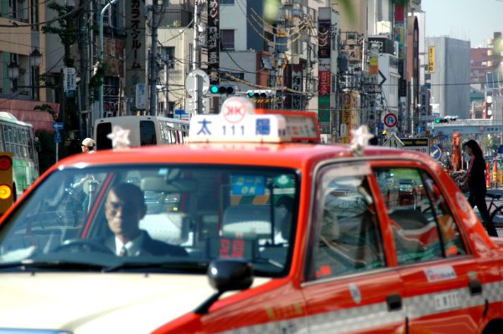 Japanskur leigubíll. Myndin tengist ekki þessari frétt.