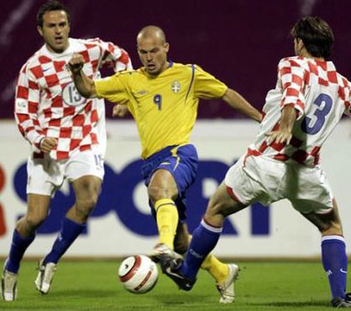 Ljungberg í leik gegn Króötum