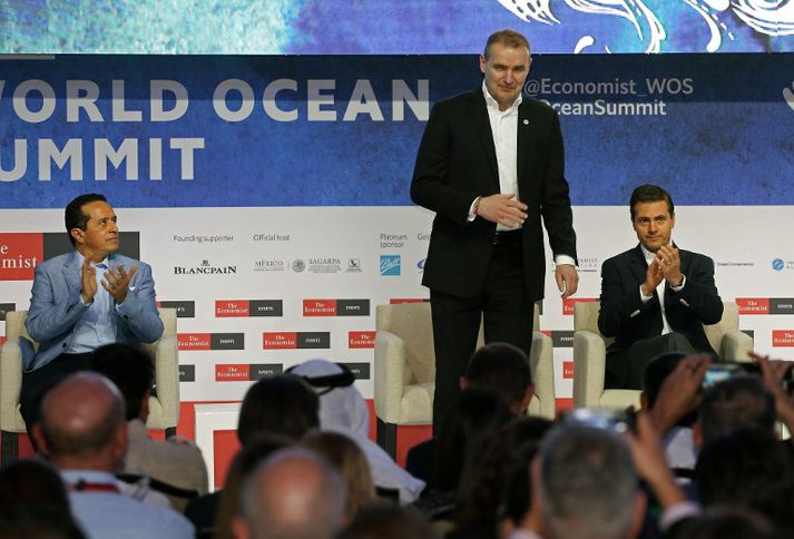 Guðni Th. Jóhannesson var þáttakandi í World Ocean Summit í Mexíkó um helgina.