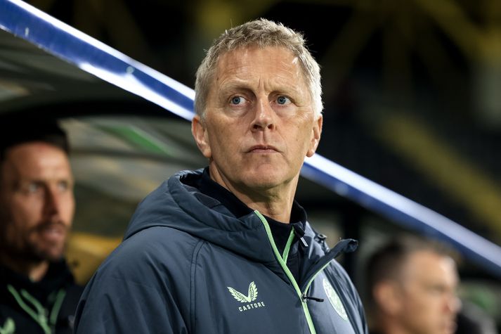 Heimir getur ekki verið sáttur með byrjun sinna manna.