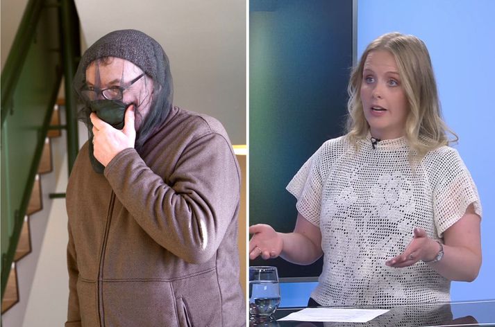 „Það er að sjálfsögðu erfitt að sitja þarna og hlusta á lýsingarnar á því sem á að hafa farið fram,“ segir Silja Rún fréttamaður, sem hefur setið aðalmeðferð Reykholtsmálsins síðustu tvo daga.