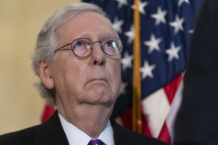 Mitch McConnell, leiðtogi Repúblikana í öldungadeild Bandaríkjaþings.