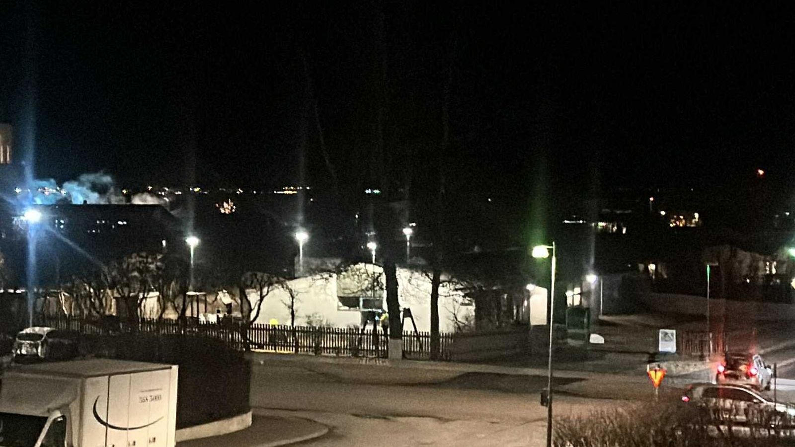 Blikkuðu í klukku­stundir vegna skaddaðs jarðstrengs