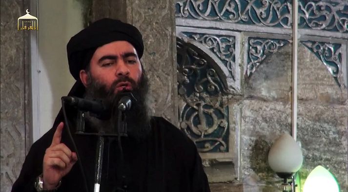 Talið er að maðurinn sem talar á upptökunni sé Abu Bakr al-Baghdadi, khalífi ISIS.