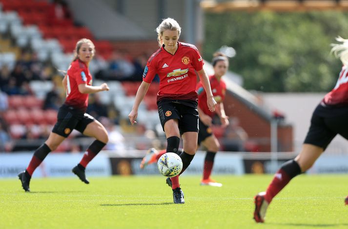 Mollie Green er leikmaður Manchester United.