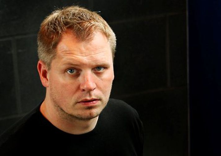 Óskar Hrafn Þorvaldsson blaðamaður gefur út sína fyrstu bók fyrir jólin. Mynd/ Anton.