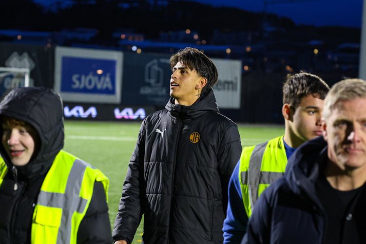 Markús Páll Ellertsson eftir fyrsta deildarleik sinn fyrir ÍA.