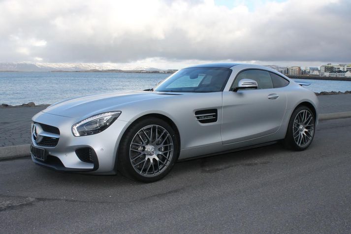 Mercedes-AMG GT bíllinn verður til sýnis hjá Höldi.