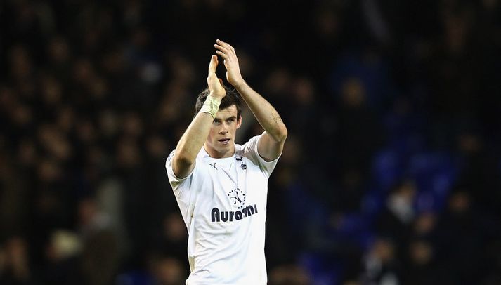 Gareth Bale í leik með Tottenham.