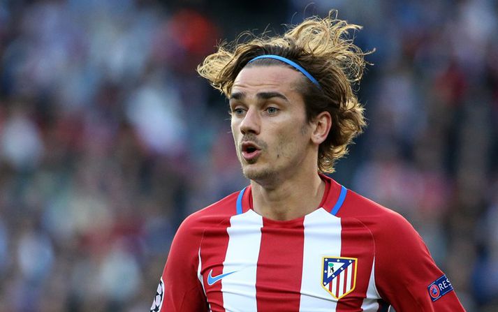 Griezmann verður áfram í búningi Atletico.