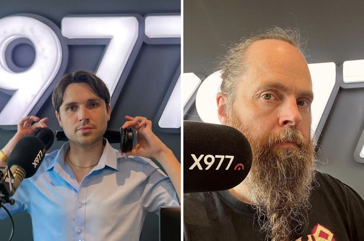 Danni Baróns og Addi í Sólstöfum stýra nú síðustu þáttunum sínum á útvarpsstöðinni X977.