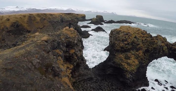 Ljósmyndararnir vörðu þrettán dögum á Íslandi.