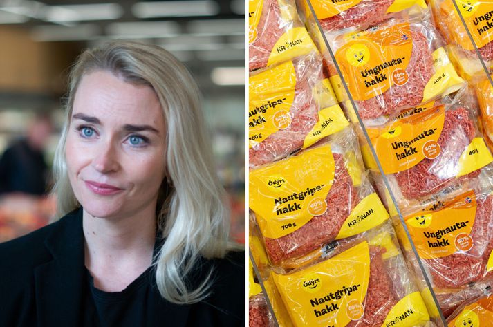 Guðrún segir að þó svo að Krónan vilji minnka plastnotkun verði umbúðir að uppfylla ákveðna staðla um gæði. 