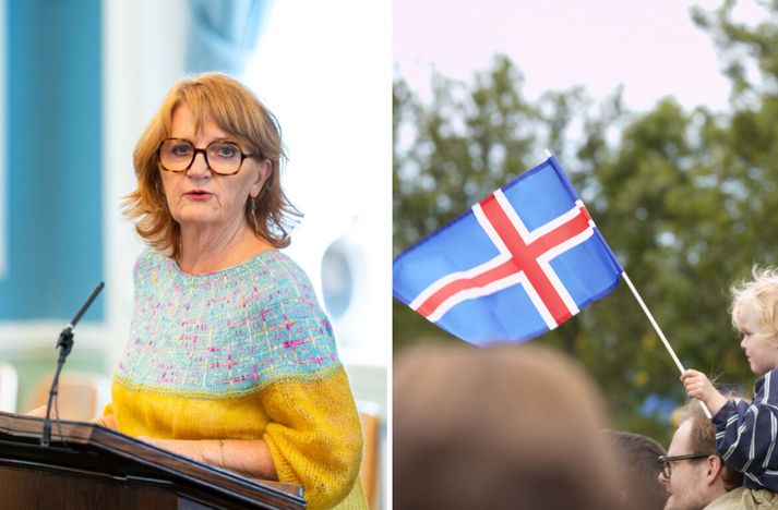 Rósa telur að fólk eigi ekki að vera hrætt við að nota fánann við ýmis tilefni. 