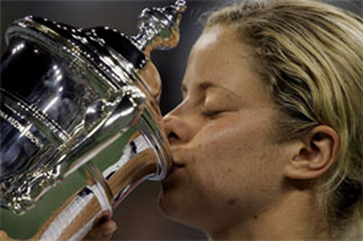 Kim Clijsters sigraði í Hong Kong