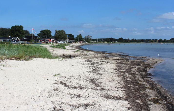 Bjert Strand nærri Kolding. Myndin er úr safni.