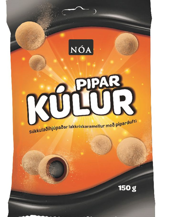 Er innköllunin gerð þar sem Piparperlum var vegna mistaka pakkað í Piparkúluumbúðir í hluta af framleiðslulotunni.