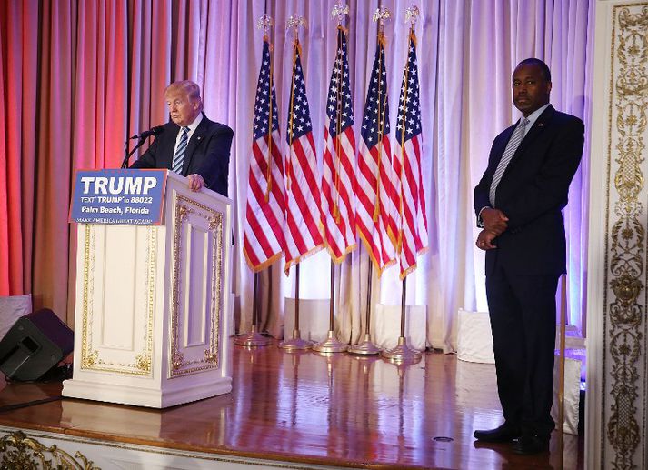 Donald Trump og Ben Carson.