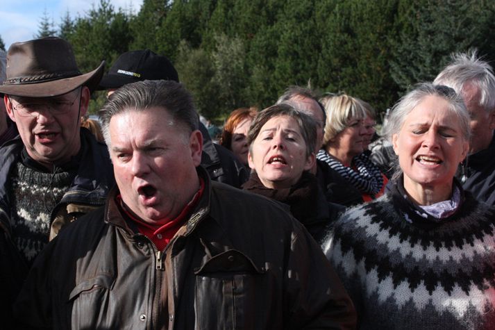 Það var fjör í Tungnaréttum.