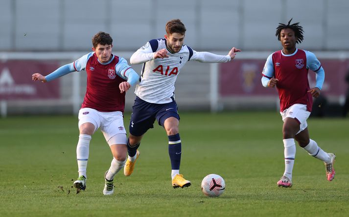 Maurizo Pochettino í leik með varaliði Tottenham.