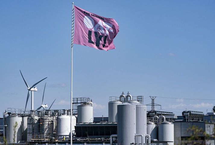 Verksmiðja Oatly í Landskrónu í Svíþjóð.