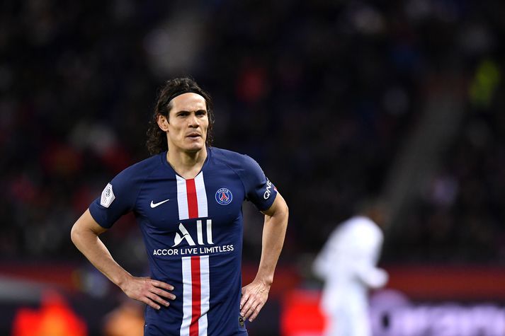 Edinson Cavani vann fjölda titla hjá Paris Saint-Germain.