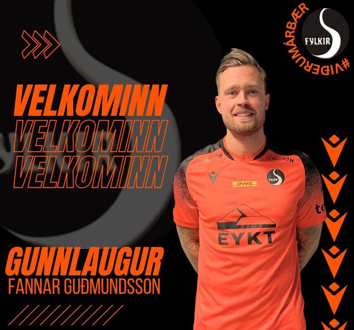 Gunnlaugur Fannar Guðmundsson mun leika með Fylki næstu tvö árin.