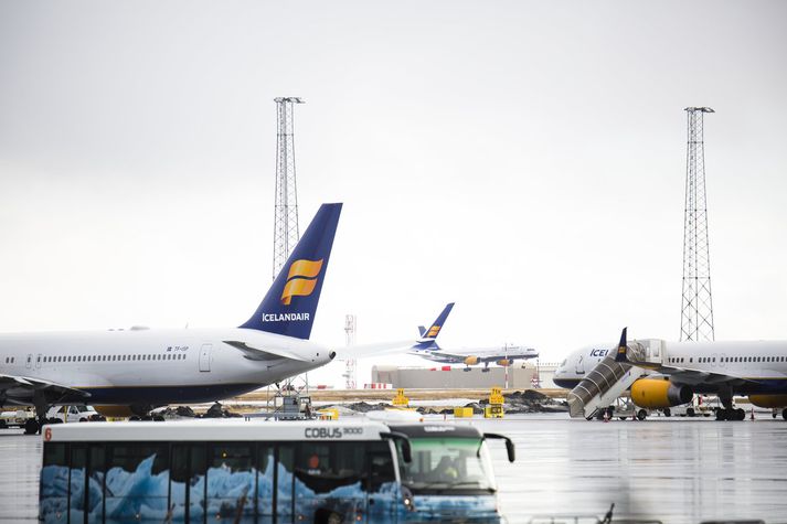 Icelandair hefur þurft að grípa til ýmissa aðgerða til að lágmarka röskun flugáætlunar. 