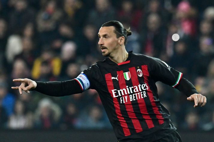 Zlatan Ibrahimovic í leik með AC Milan.