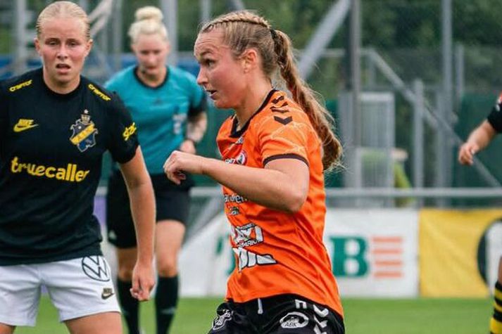 Alexandra Jóhannsdóttir var í byrjunarliði Kristianstad í dag.