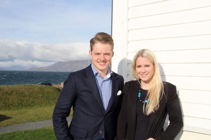 Hörður Guðmundsson, frumkvöðull og stúdent, og Bryndís Bjarnadóttir stjórnmálafræðinemi.