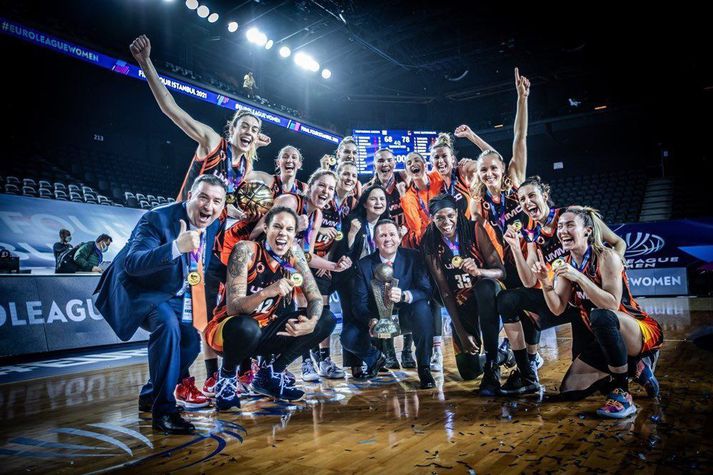 UMMC Ekaterinburg sigraði EuroLeague í körfubolta í ár.